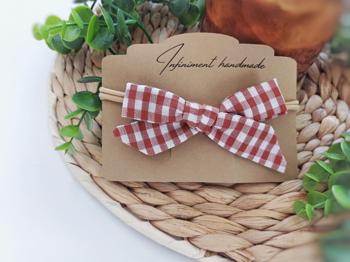 Léanna, the gingham bow