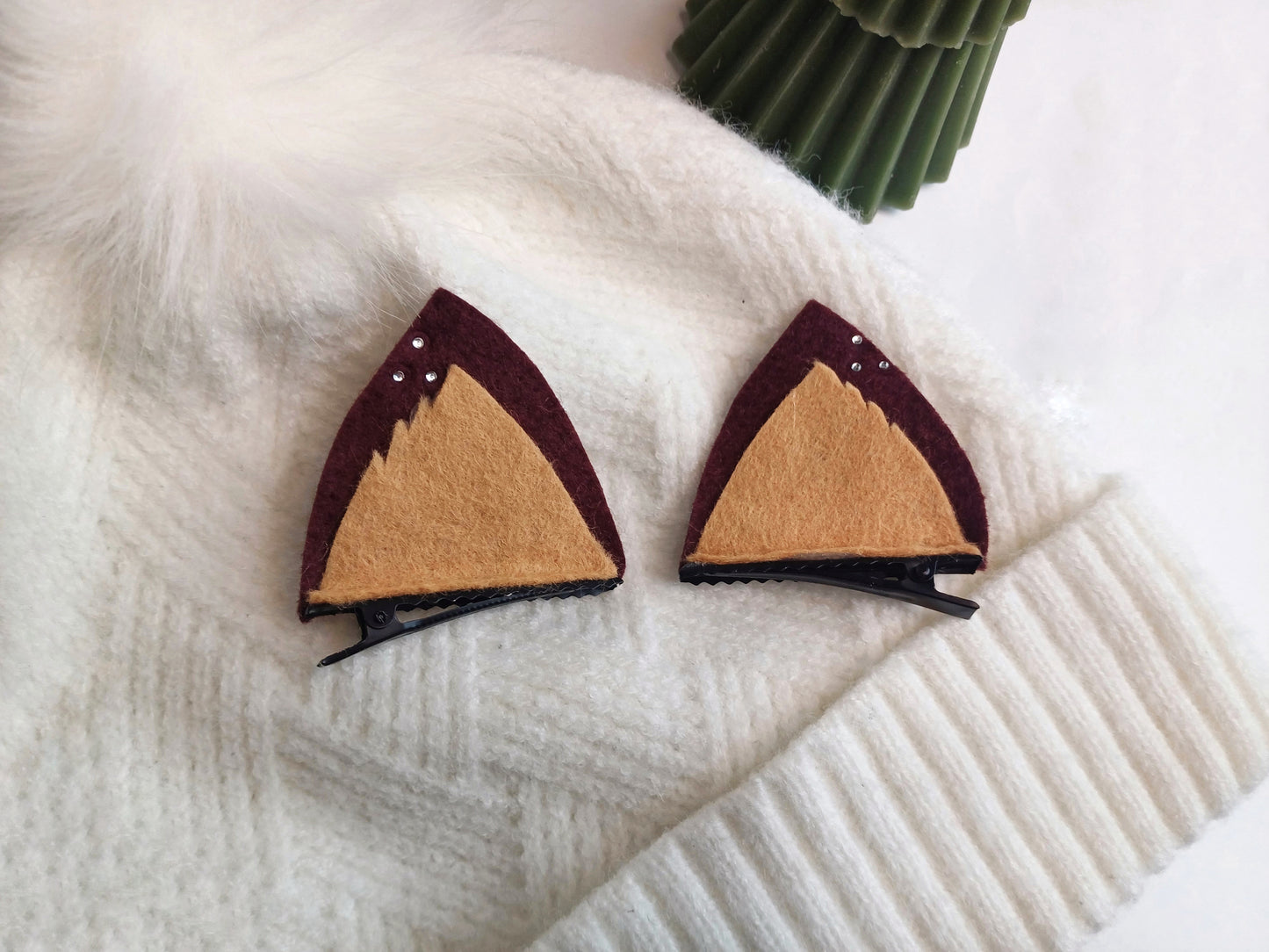 Lucia, the ear clips