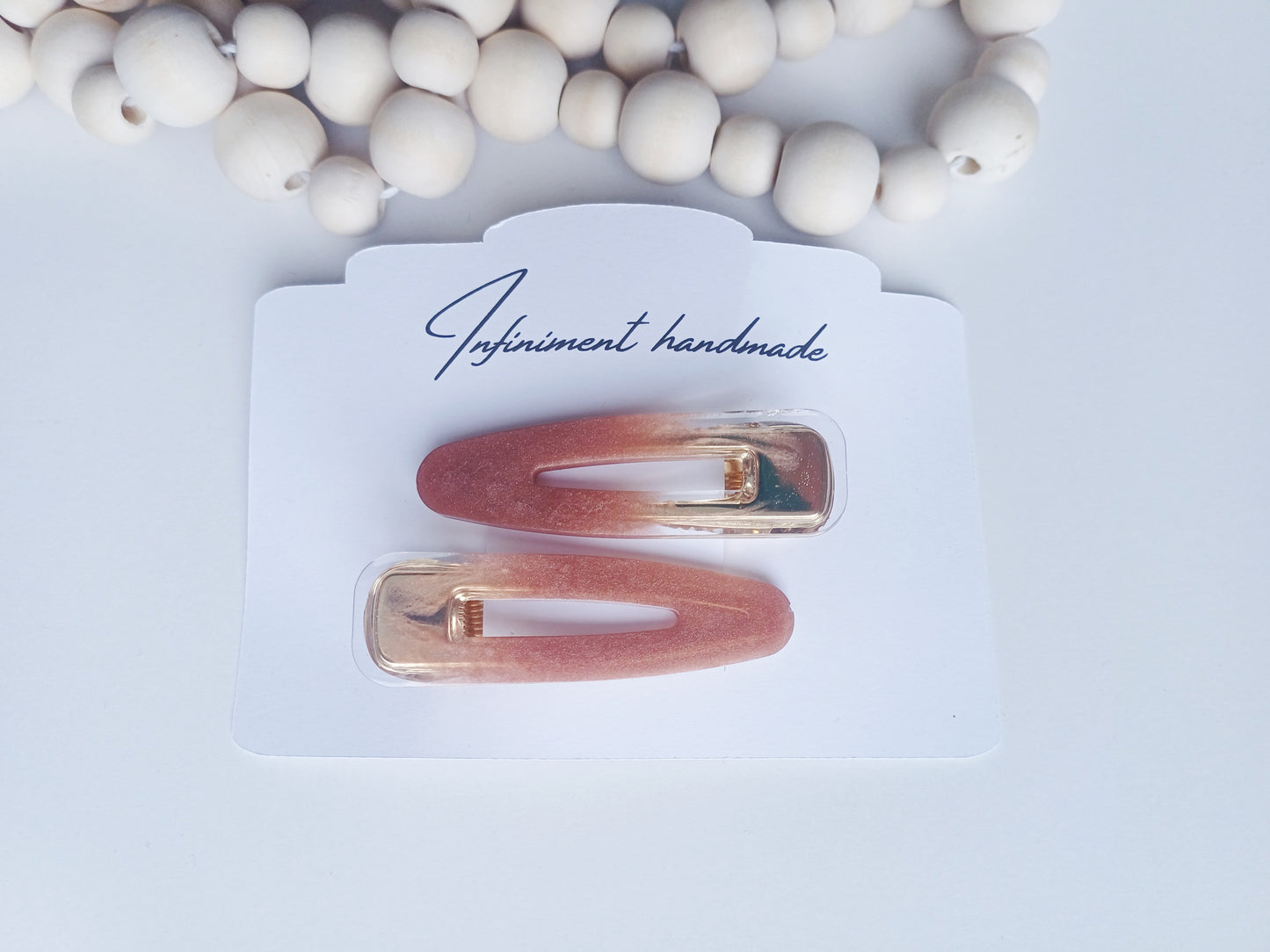 Charlie, the resin barrettes
