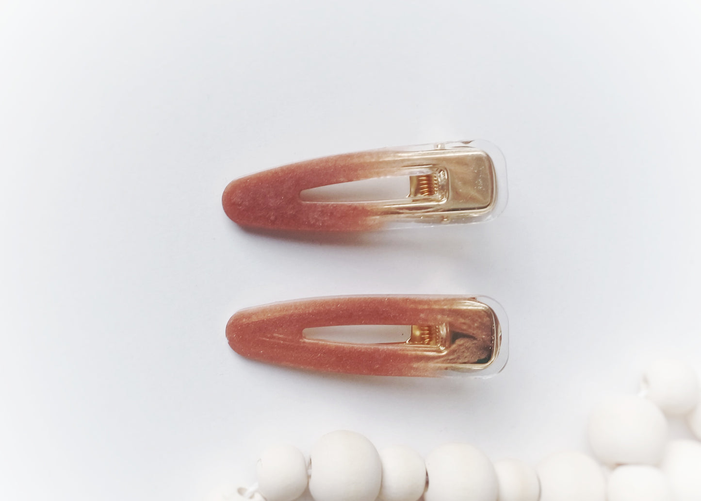 Charlie, the resin barrettes