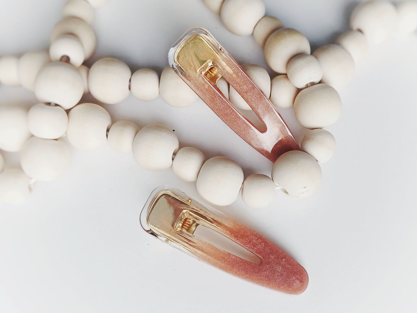Charlie, the resin barrettes
