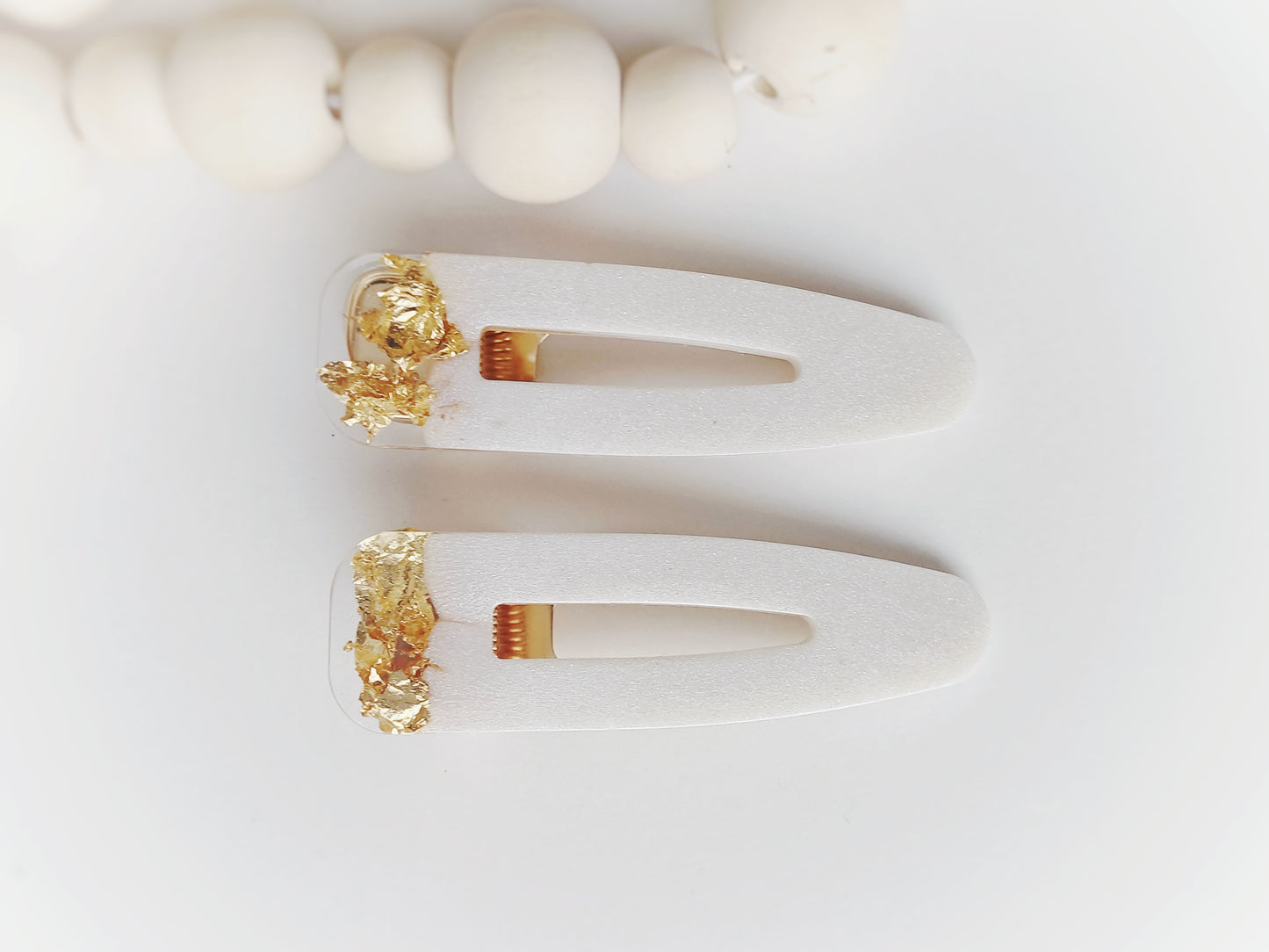 Soléa, the resin hair clips
