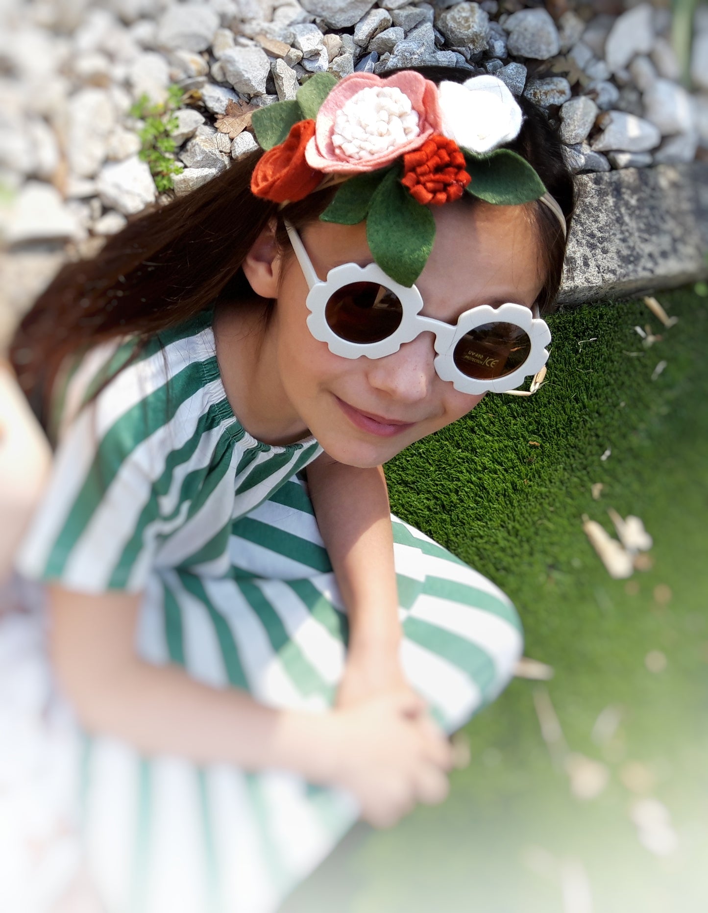 Clara, the sunglasses
