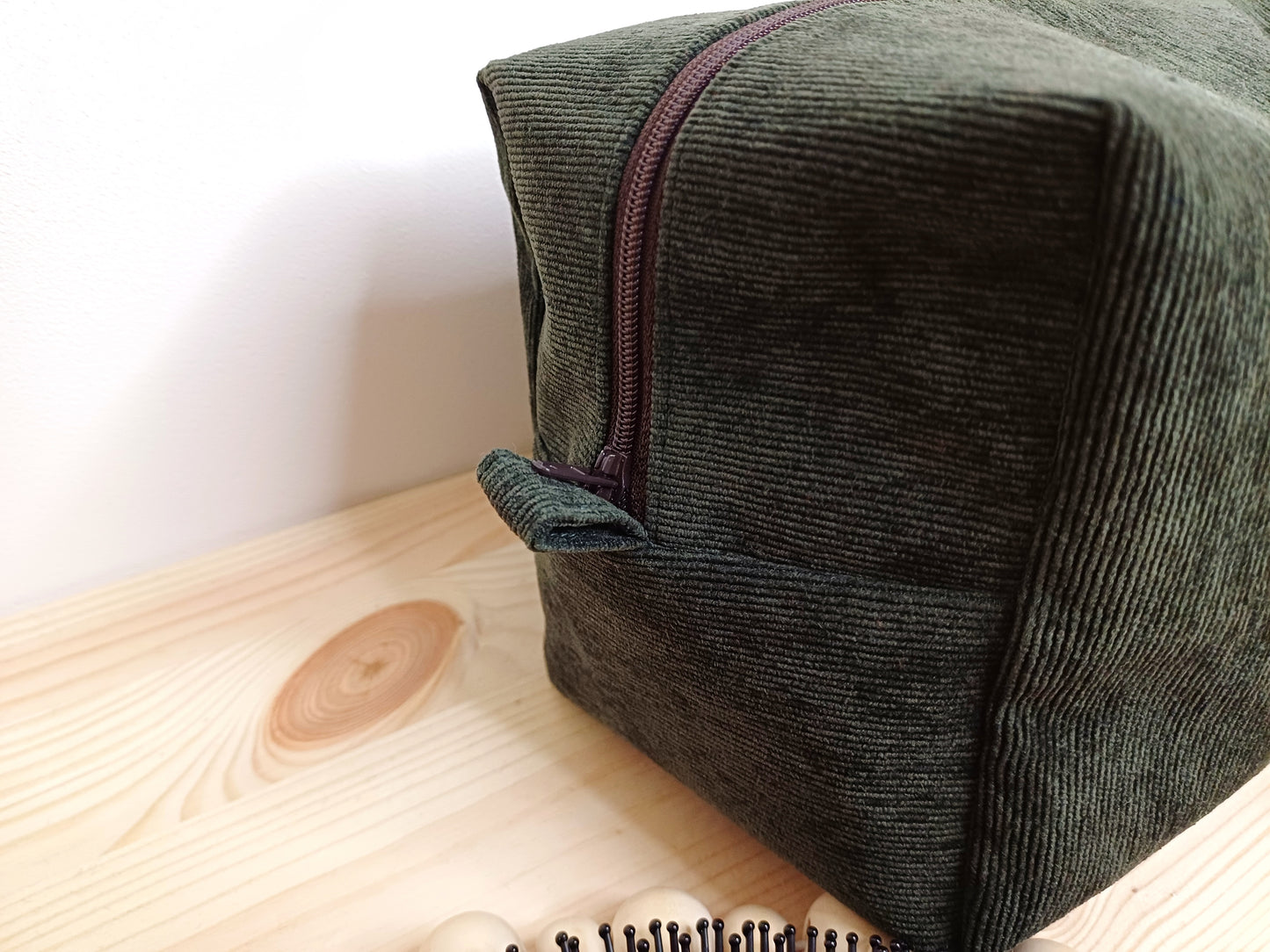 Alexis, la grande trousse de toilette velours
