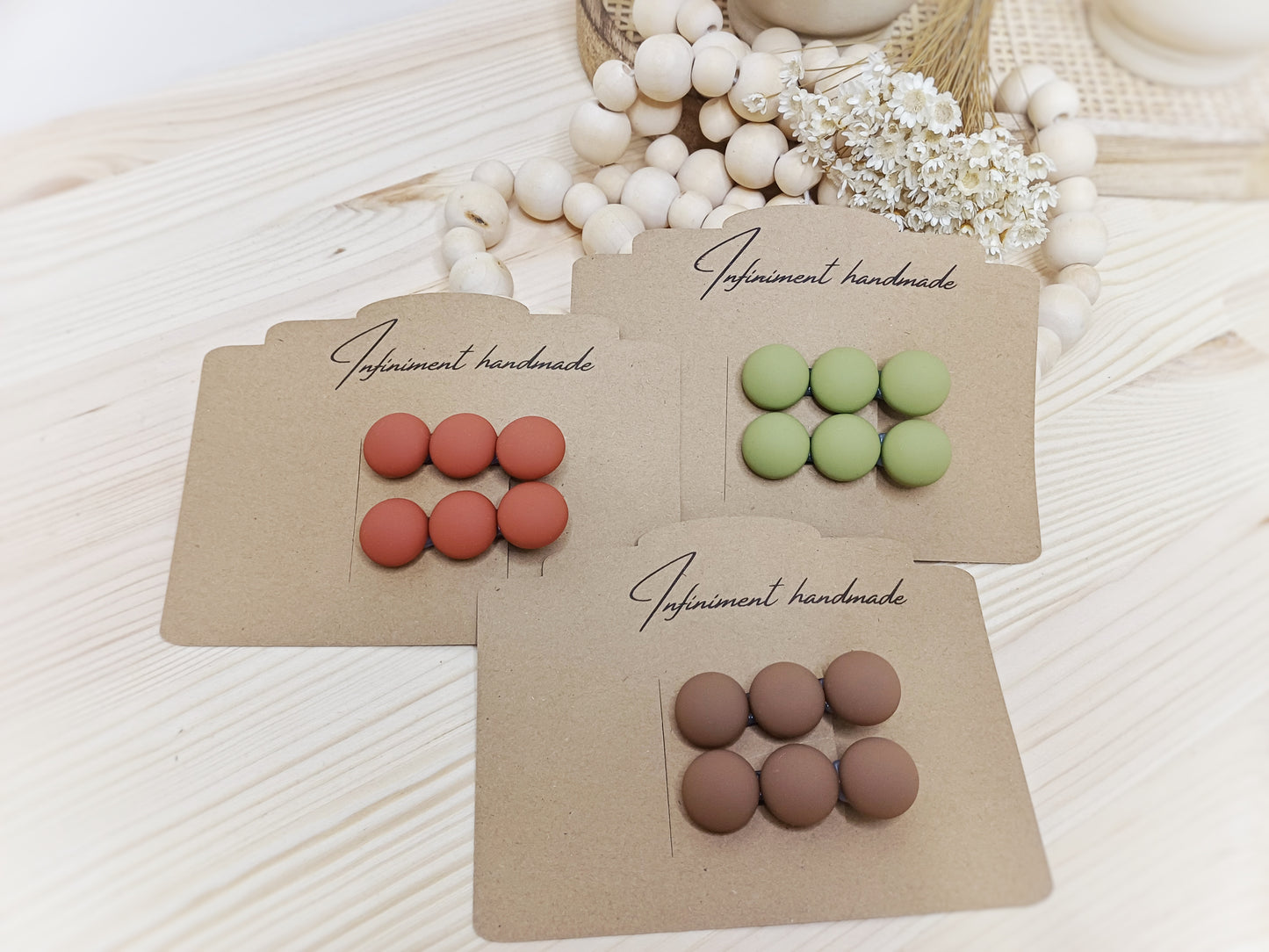 Amy, les petites pinces cabochon