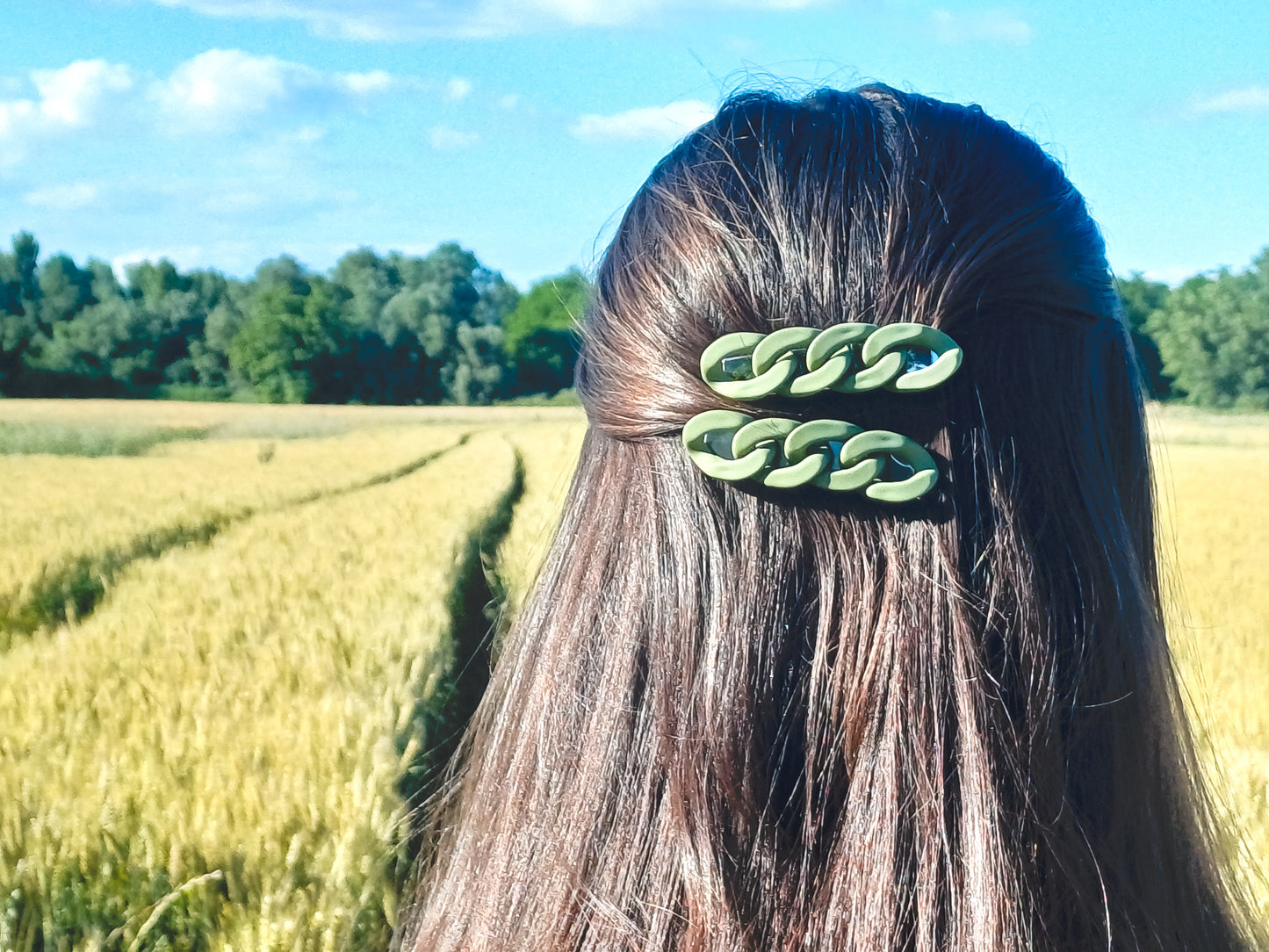 Chelsea, chain slides barrettes