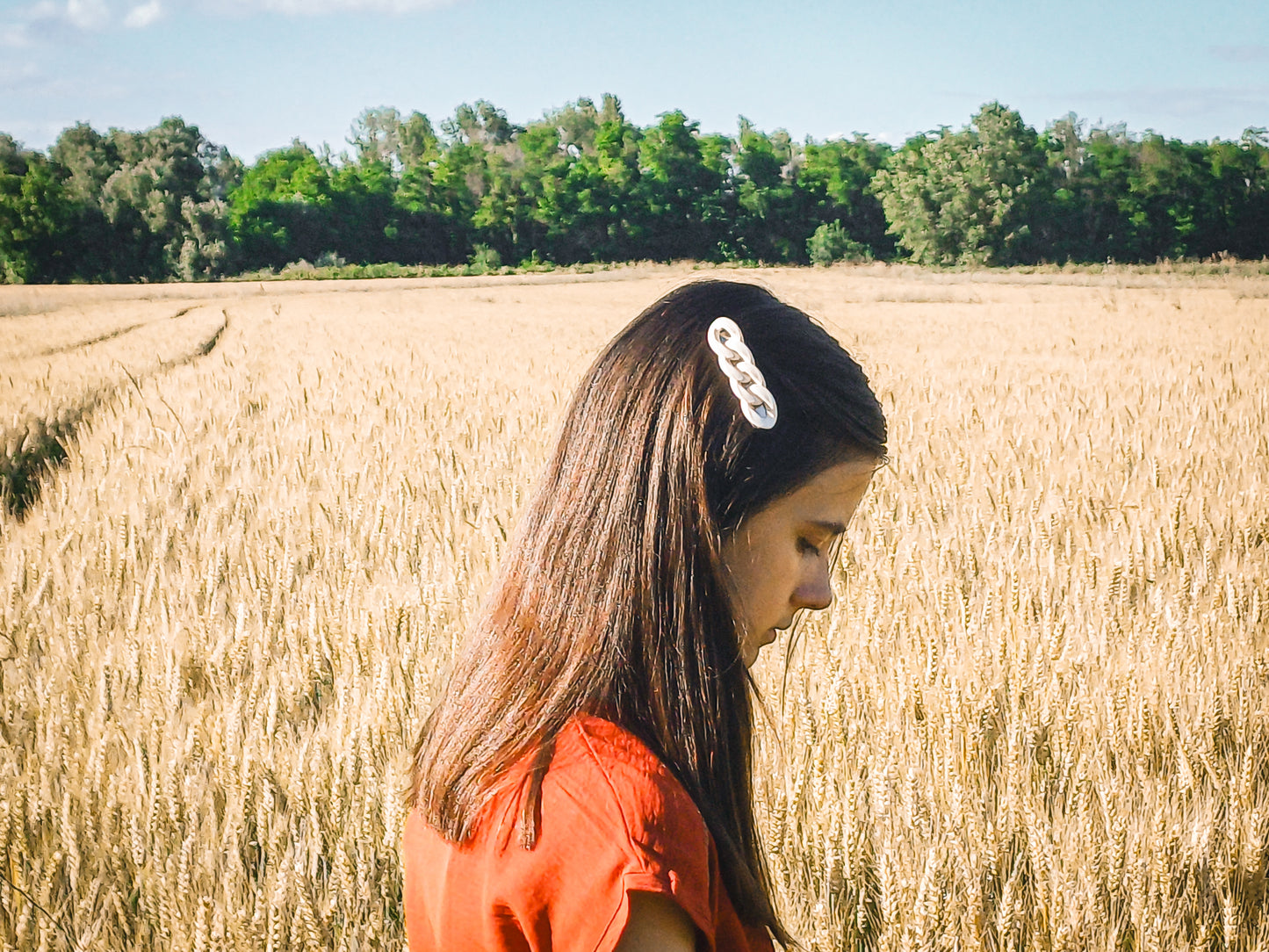 Chelsea, chain slides barrettes