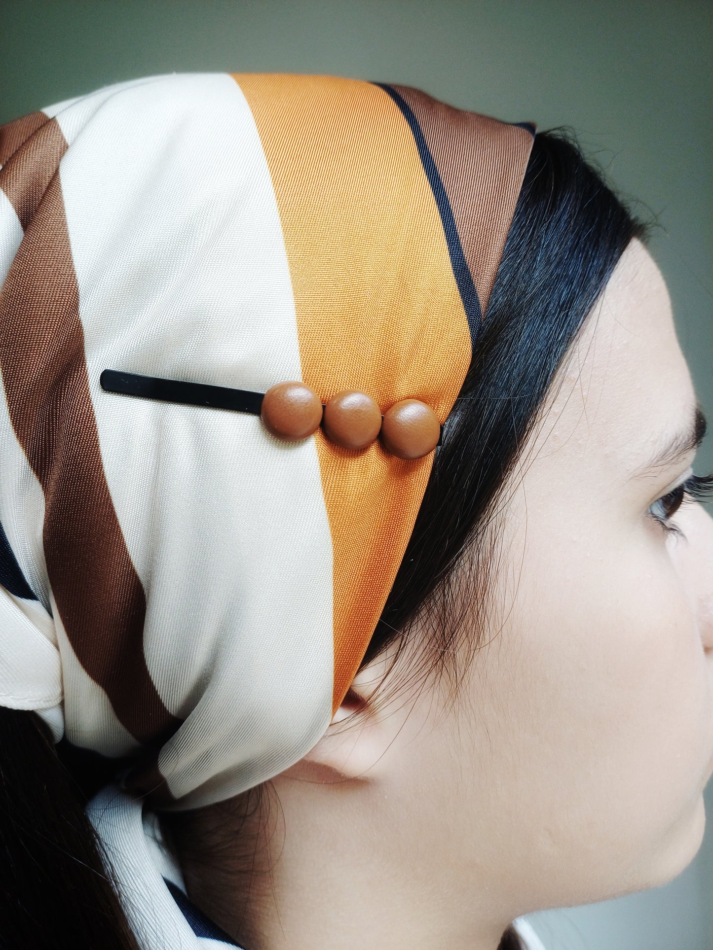 Dakota, les hair slides cuir