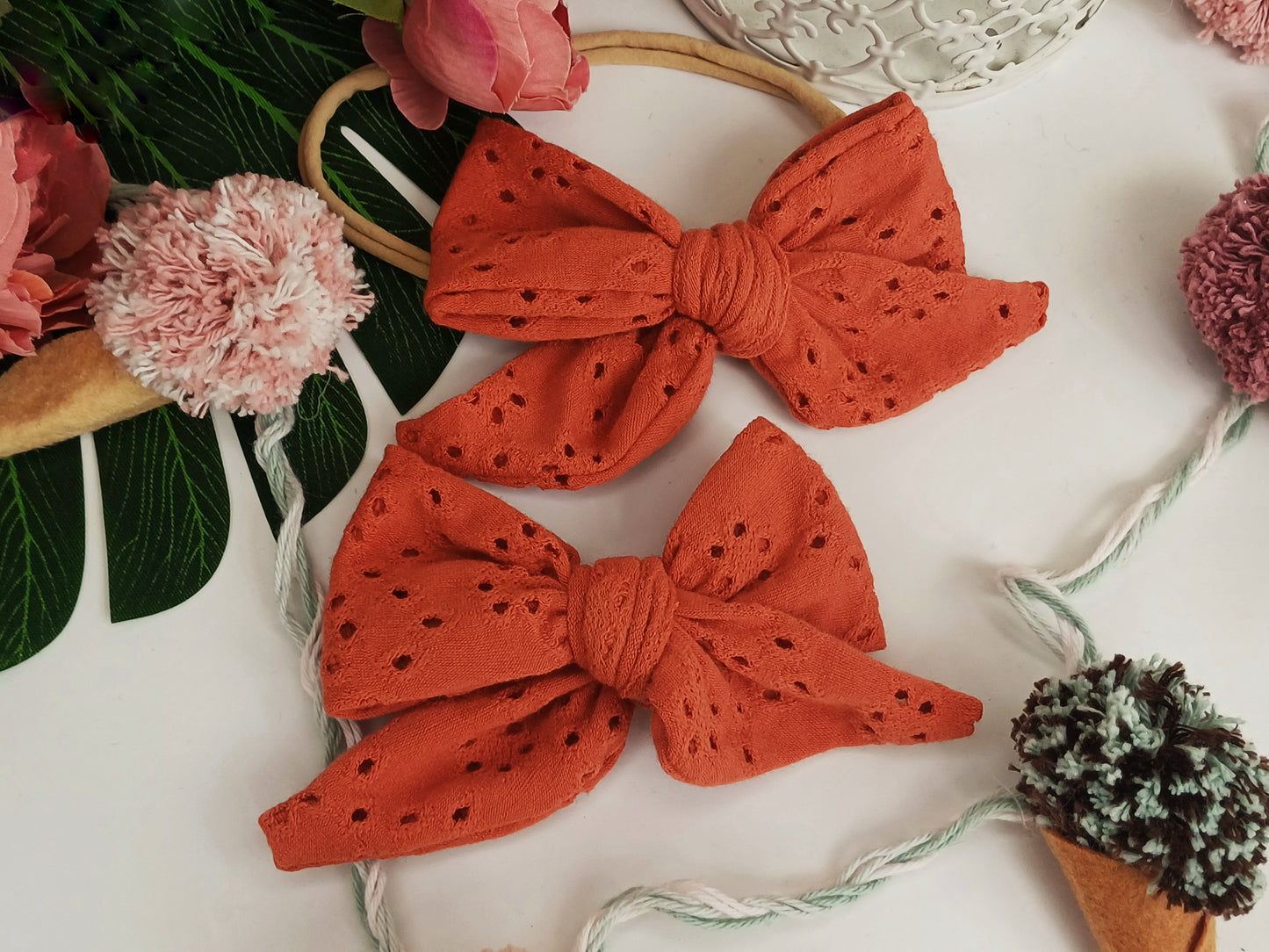 Grace, the broderie anglaise bow