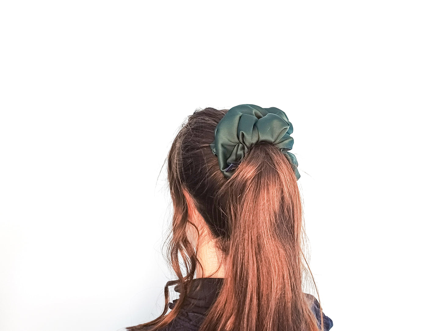 Alba, the XL satin scrunchie
