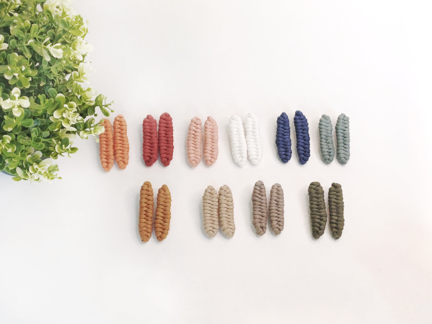 Mini Eloïse, les pinces en macramé