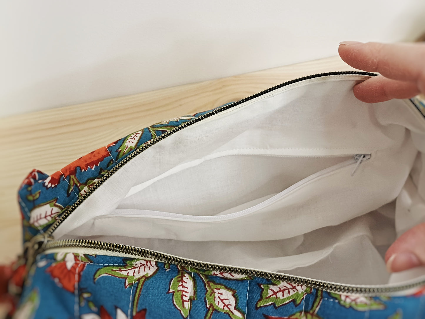 Mumbai — la trousse élégante et matelassée