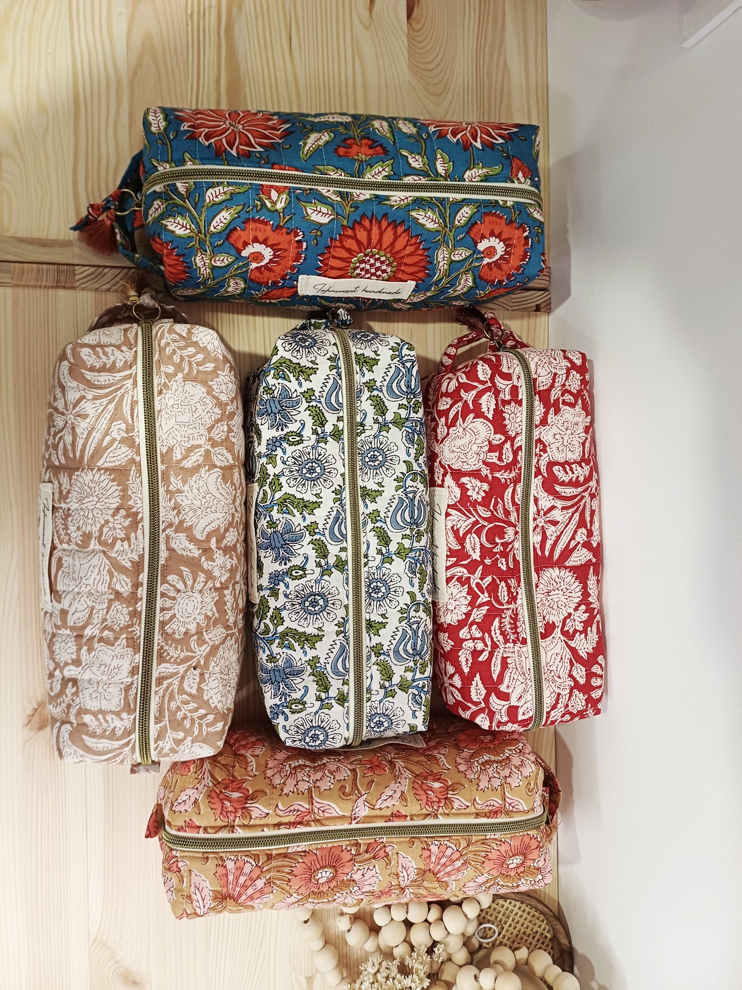 Mumbai — la trousse élégante et matelassée