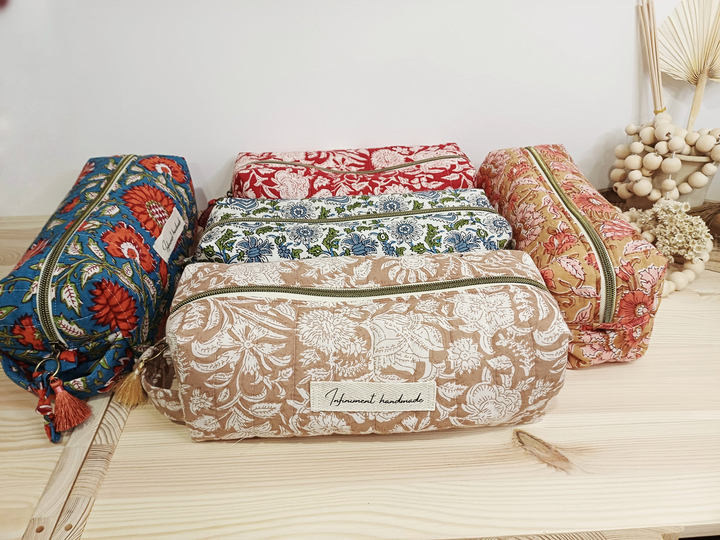 Mumbai — la trousse élégante et matelassée