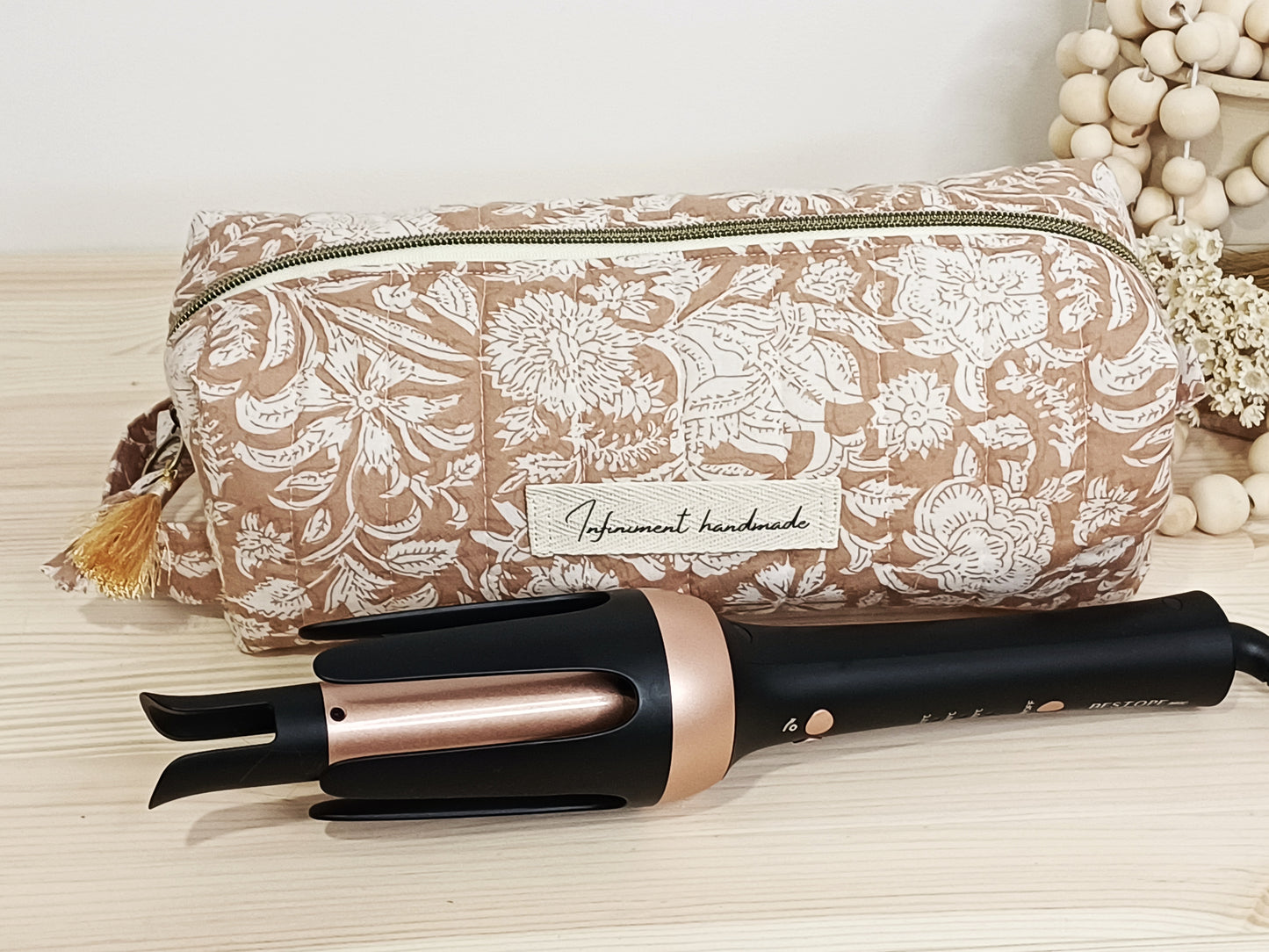 Mumbai — la trousse élégante et matelassée