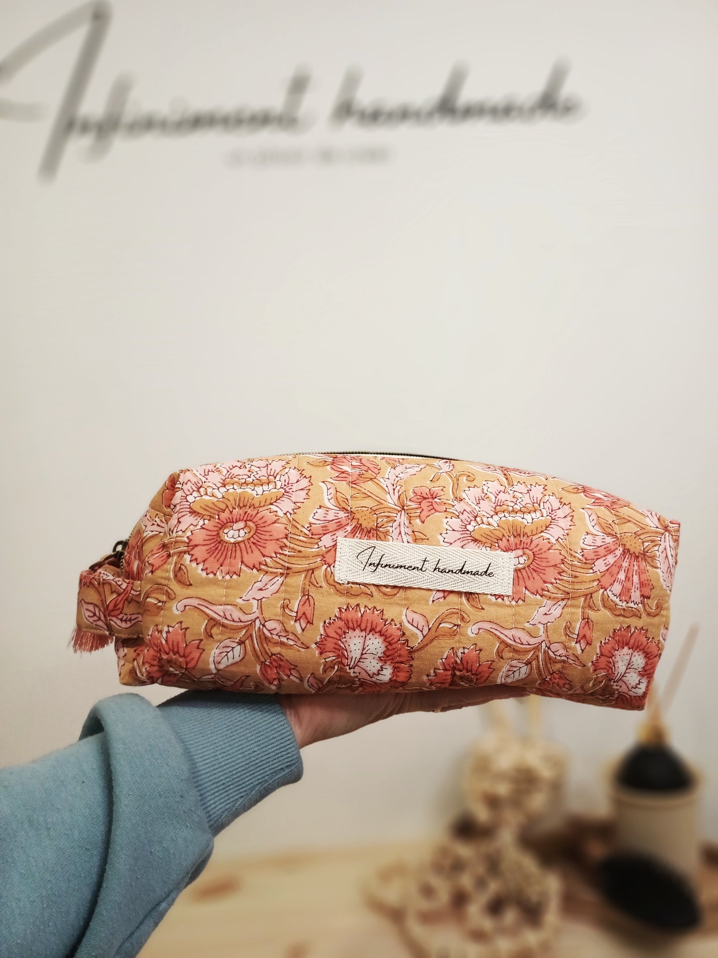 Mumbai — la trousse élégante et matelassée