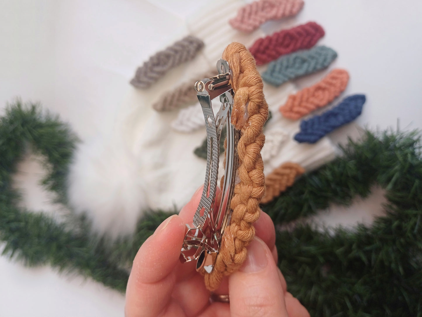 Stella, la barrettes macramé