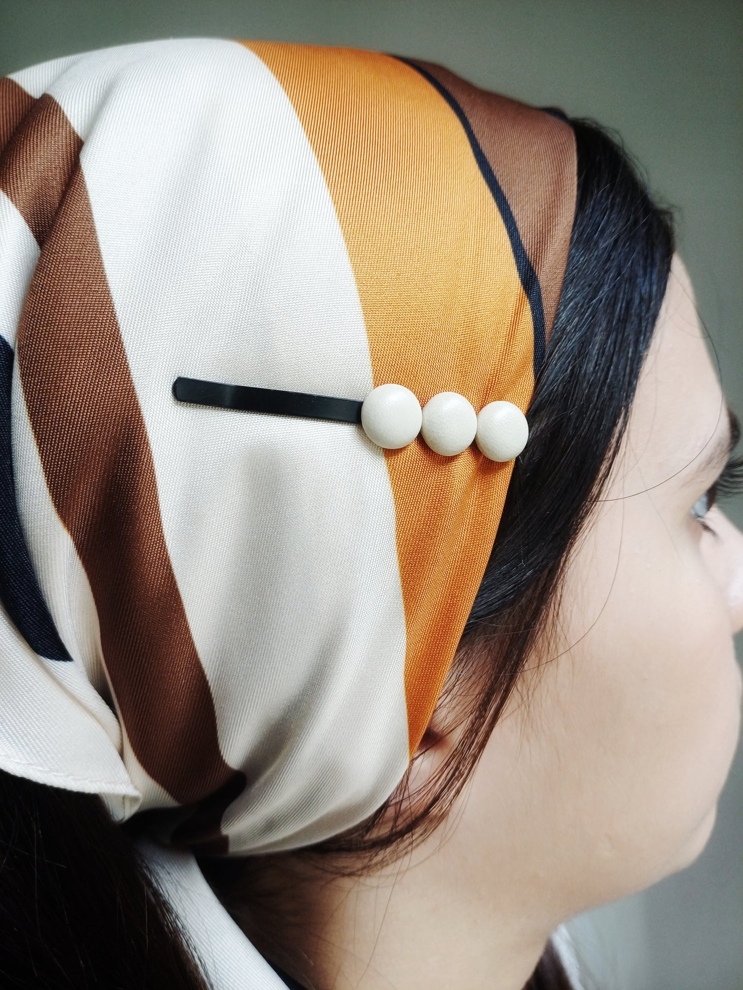 Dakota, les hair slides cuir