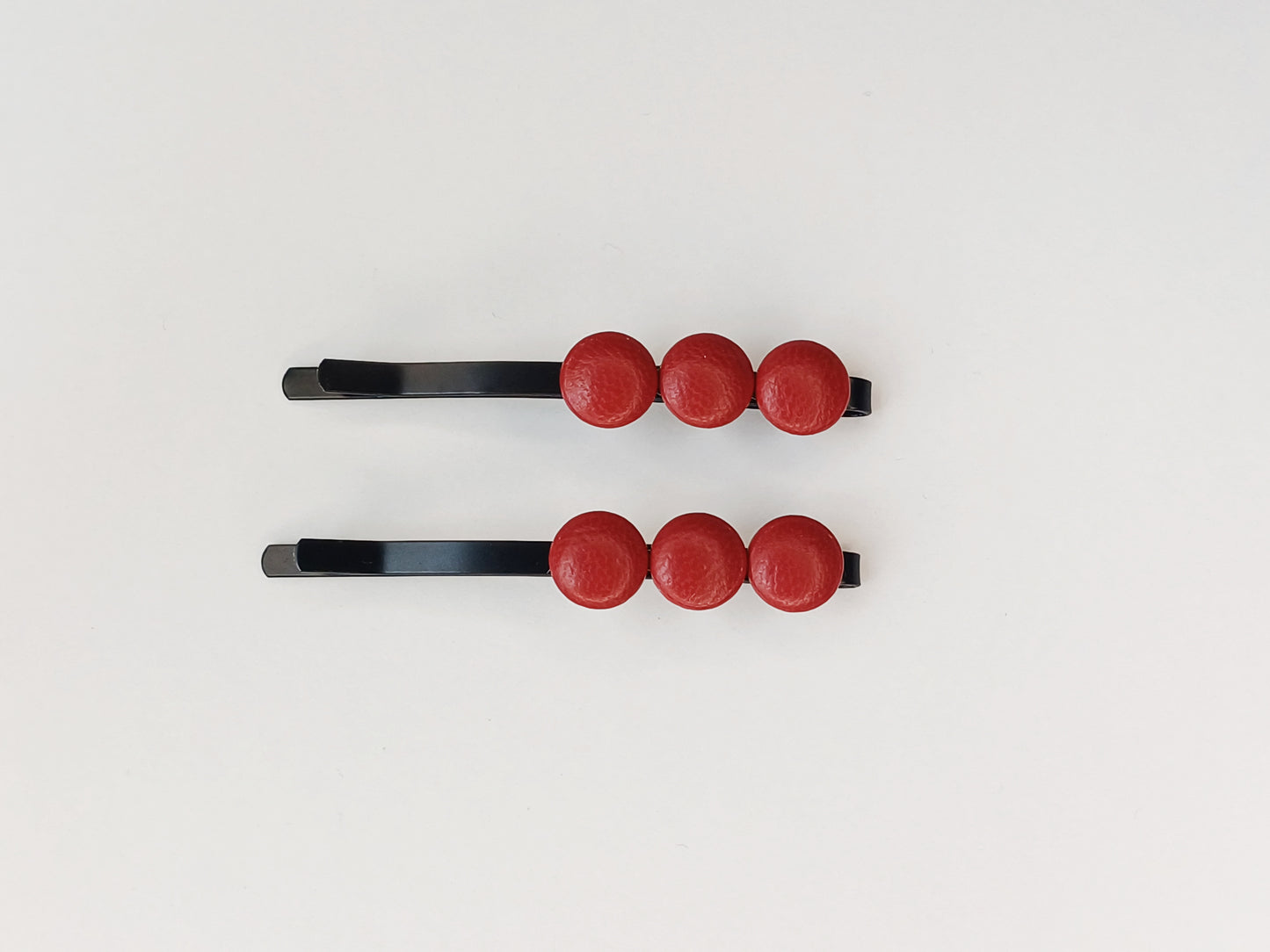 Dakota, les hair slides cuir